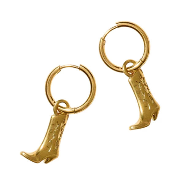 LINNY CO Luca Boot Huggie Charm Earrings Luca Boot Gold | Scheels