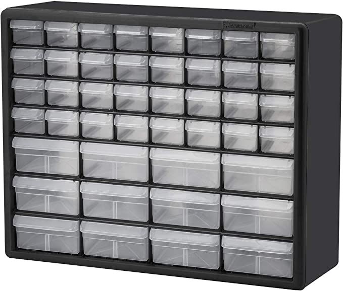 Akro-Mils 44 Drawer 10144, Plastic Parts Storage Hardware and Craft Cabinet, (20-Inch W x 6-Inch ... | Amazon (US)