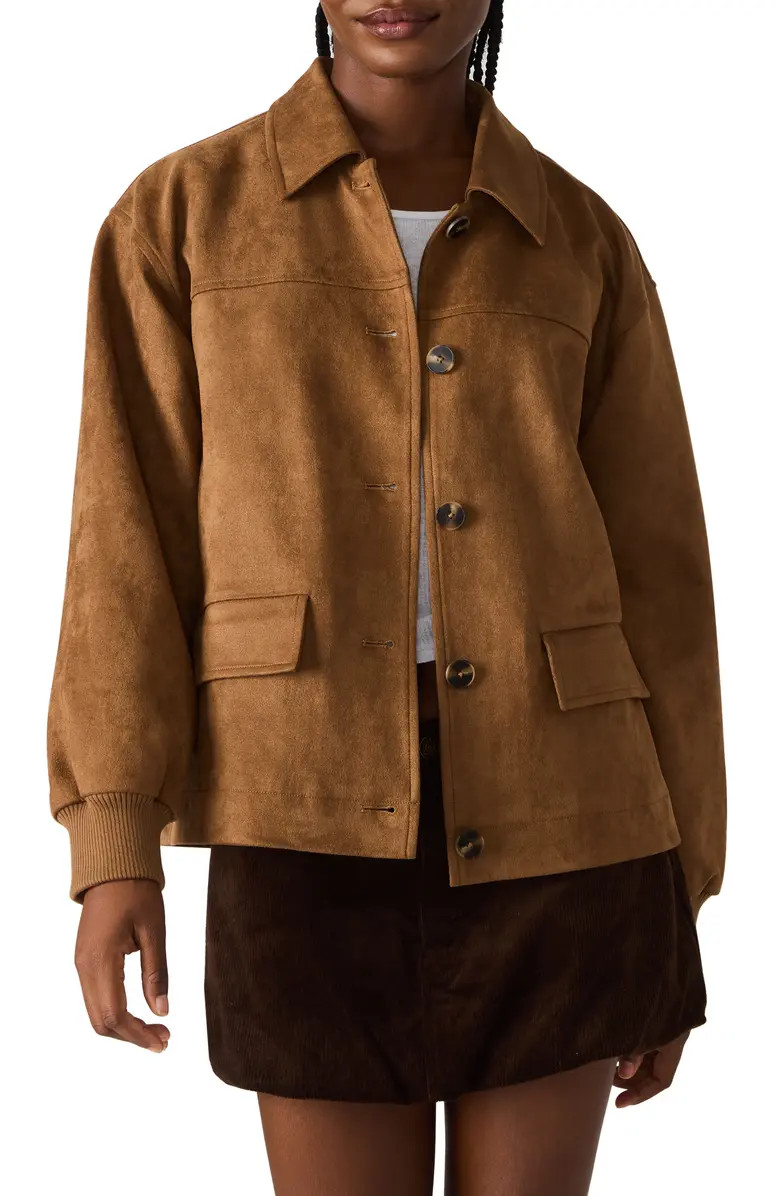Steve Madden Faux Suede Jacket | Nordstromrack | Nordstrom Rack
