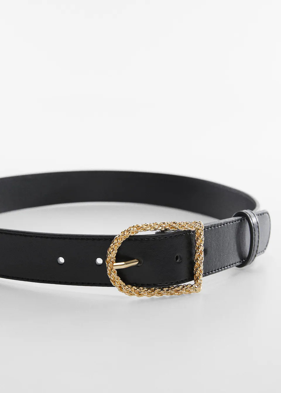 Braided belt with buckle | MANGO (UK)