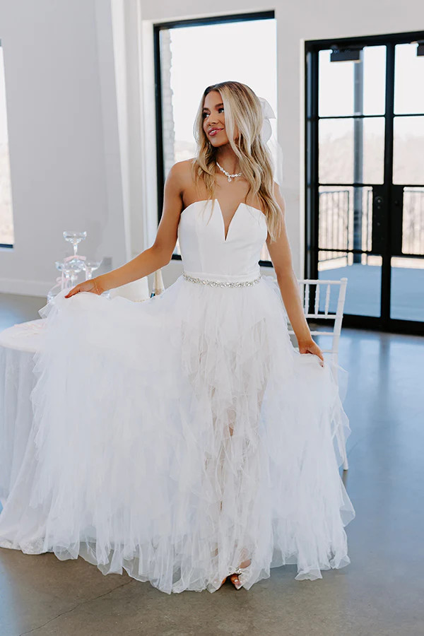Radiant Runway Tulle Maxi Dress | Impressions Online Boutique