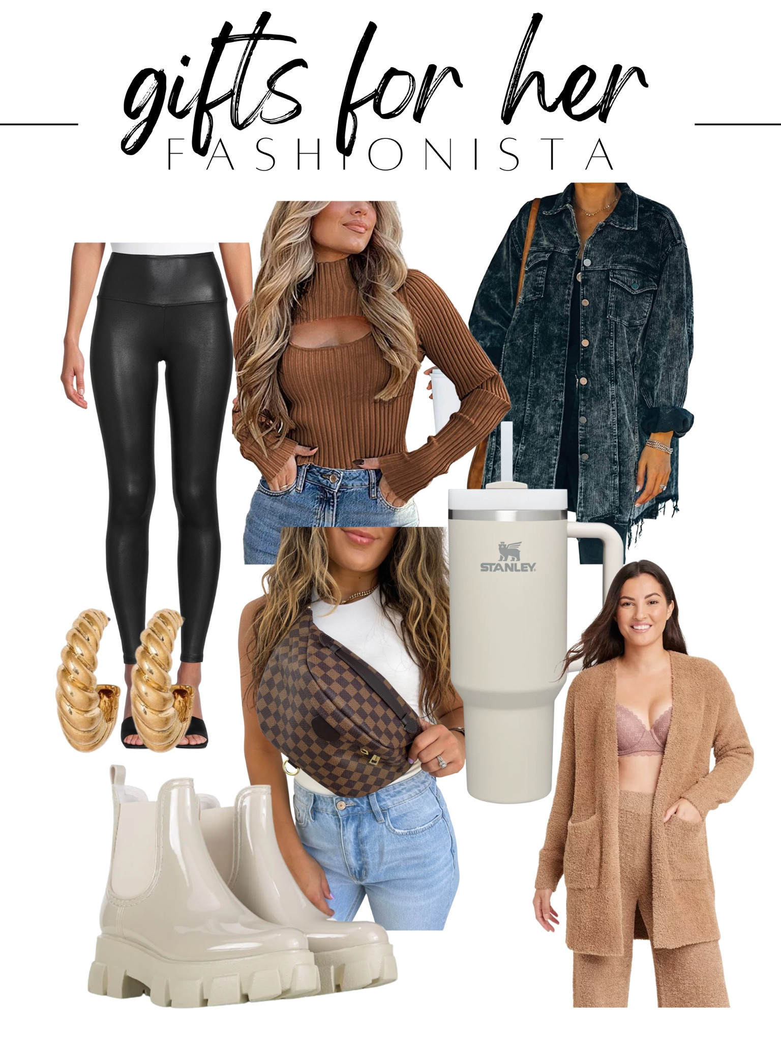 #giftguide #giftsforher gifts for her 
#stanley #earrings #beltbag #louisvittondupe #spanx #spanxdupe

#LTKfit #LTKHoliday #LTKGiftGuide