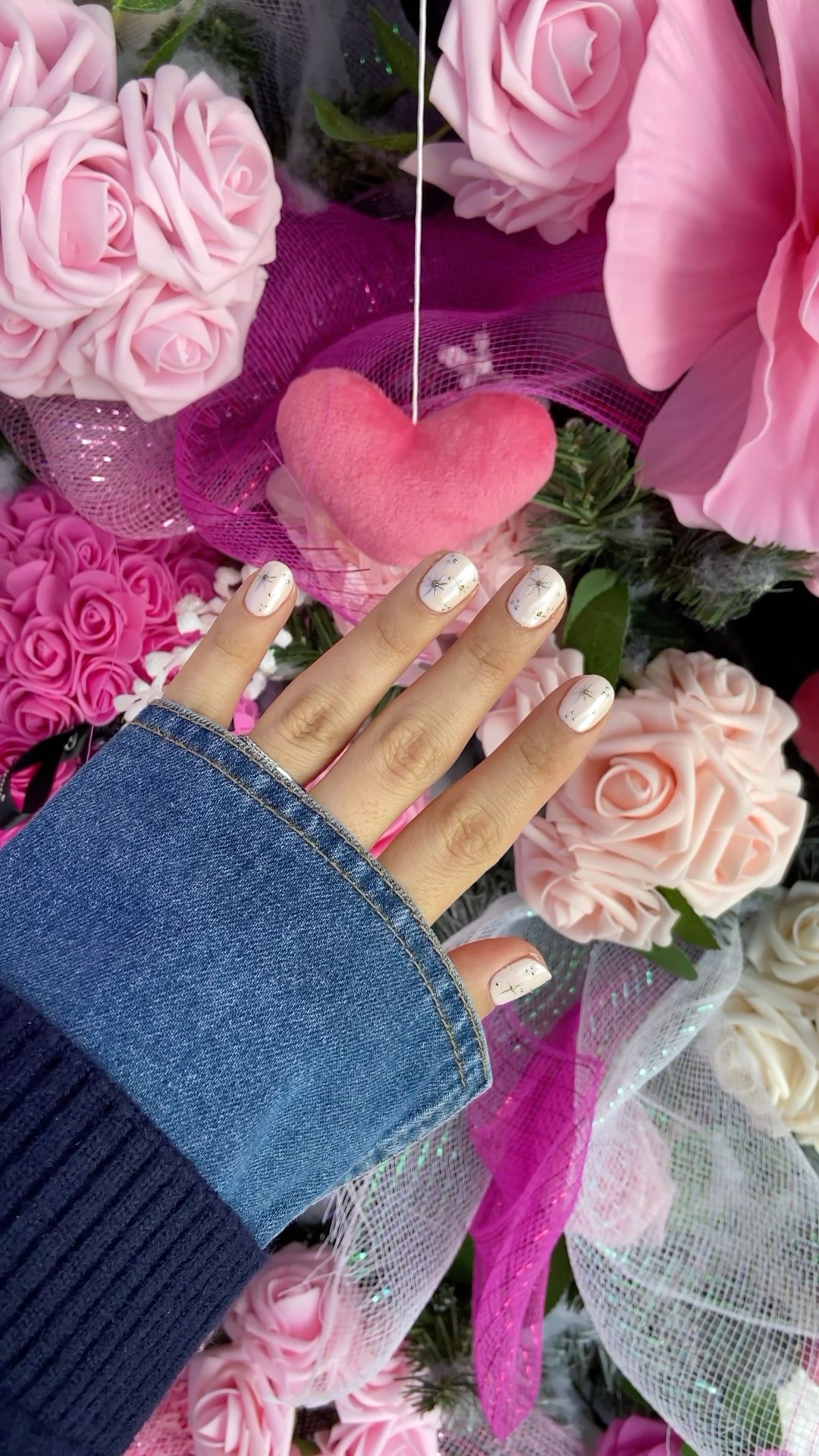 neutral with a little celestial magic 🌙✨💅🏼 celestial nails, gold star nail art, milky pink nails, minimalist nail art, sheer pink nails, tiny star nails, gold chrome stars, jelly pink nails, dainty nail design, starry night nails, star nails, gold star nails, nail inspo, minimalist nails, clean girl aesthetic, dainty nails, short nails, natural nails, gel nails, nail art, trend nails 2026, aesthetic nails, pinterest nails, nail day vlog, getting my nails done vlog, salon day vlog, nail appointment vlog, self care day vlog, beauty day vlog, lifestyle vlog, pamper day routine, realistic vlog content, aesthetic vlog, get ready with me vlog, grwm for nail appointment, outfit of the day moment, casual ootd, everyday outfit vlog, getting dressed routine, cozy grwm, beauty prep routine, fresh manicure, nail salon visit, gel manicure vlog, nail transformation, before and after nails, nail inspo, classic nail look, trendy nails, pamper routine, self care aesthetic, cozy lifestyle vlog, romanticizing my life, solo self care date, soft life content, chill day vlog, peaceful routines, main character energy, nail vlog aesthetic, self care vlog ideas, beauty routine vlog, lifestyle content ideas, cozy vlog inspiration, everyday life vlog, winter nail inspo, nail inspo, nail art, nail ideas, nails of the the month, january nails, nail design ideas, short nails inspo, nail inspo for short nails  

 #LTKdayinmylife #LTKgrwm #LTKootd