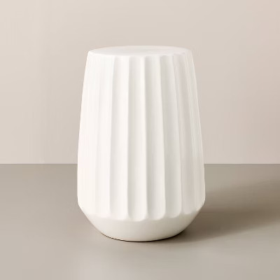Ceramic Accent Table Sour Cream - Hearth & Hand™ with Magnolia | Target