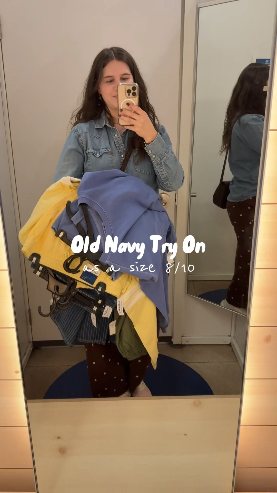 Per usual, so many good finds @Old Navy!!

Yellow sweater - size medium
Yellow pants - size large
Blue set - medium in everything
Navy blue top - size medium
Wide leg jeans - accidentally tried a 10 petite. I think a regular 10 would be a better fit.
Green top - size medium
White top - size medium
Floral pants - I tried a size 10 but could have gone with an 8 
Denim jacket - size medium

#oldnavytryon #oldnavystyle #oldnavy #fashiontiktok #clothingtryon 

#LTKMidsize