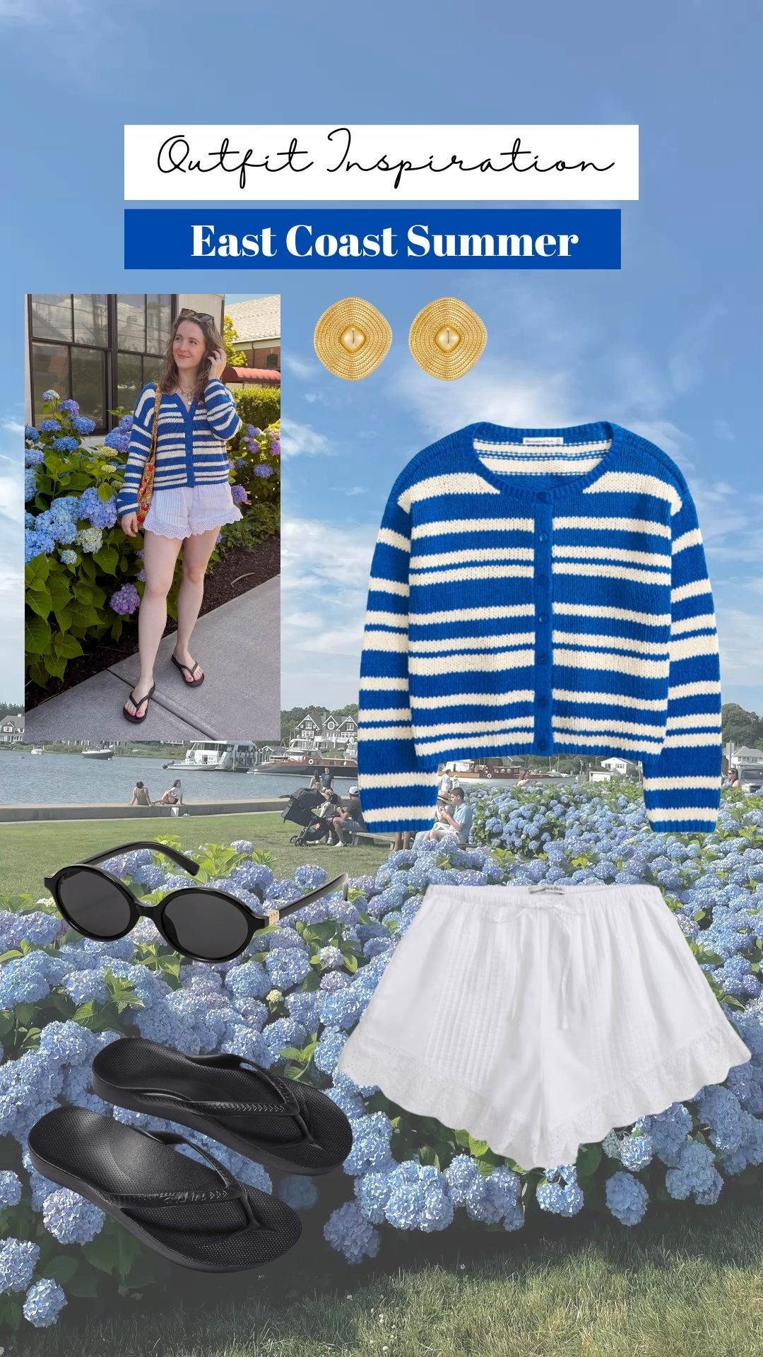 East coast summer outfit. Xs sweater (on stackable sale use code AFKATLHEEN) Small shorts. 7 arch support flip flops.

#LTKSeasonal #LTKSaleAlert