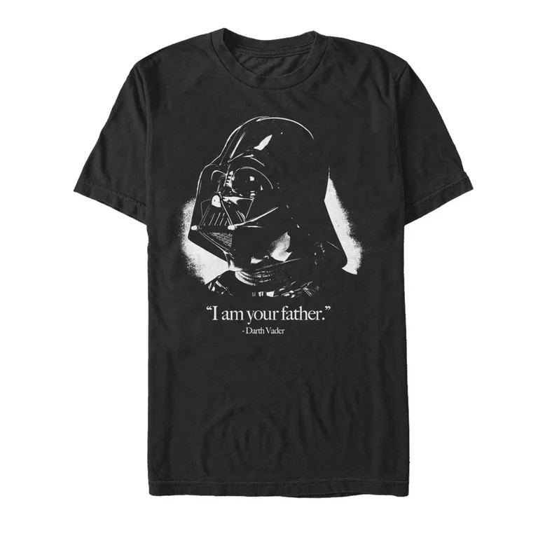Men's Star Wars I Am Your Father Vader Profile  Graphic Tee Black 2X Large - Walmart.com | Walmart (US)
