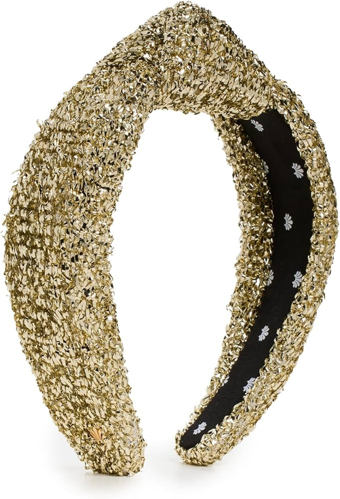 Lele Sadoughi Women's Tinsel Knotted Headband, Gold, One Size | Amazon (US)
