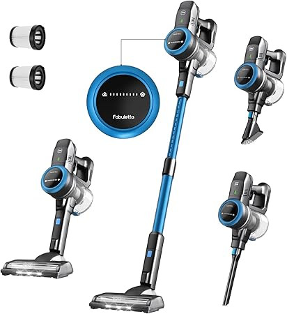 FABULETTA 24 Kpa Cordless Vacuum Cleaner - 6 in 1 Lightweight Stick Vacuum with Powerful Suction ... | Amazon (US)
