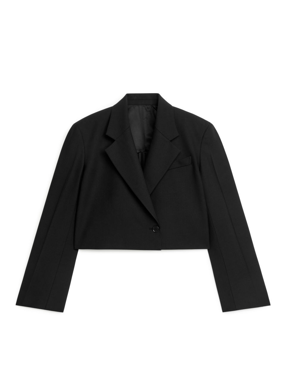 Cropped Blazer - Black | ARKET (US&UK)