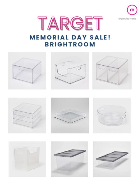 Memorial Day Sale at Target with Brightroom storage bins 

#LTKFindsUnder100 #LTKSaleAlert #LTKHome