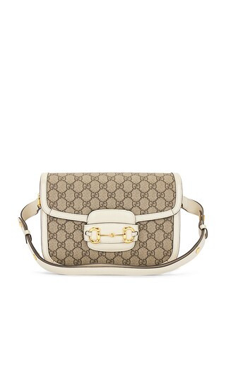 Gucci Horsebit 1955 Shoulder Bag in Beige | Revolve Clothing (Global)