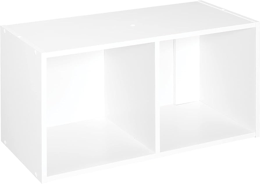 ClosetMaid Cubeicals 2 Cube Storage Shelf Organizer Bookshelf, Stackable or Hanging Wall Mount, E... | Amazon (US)