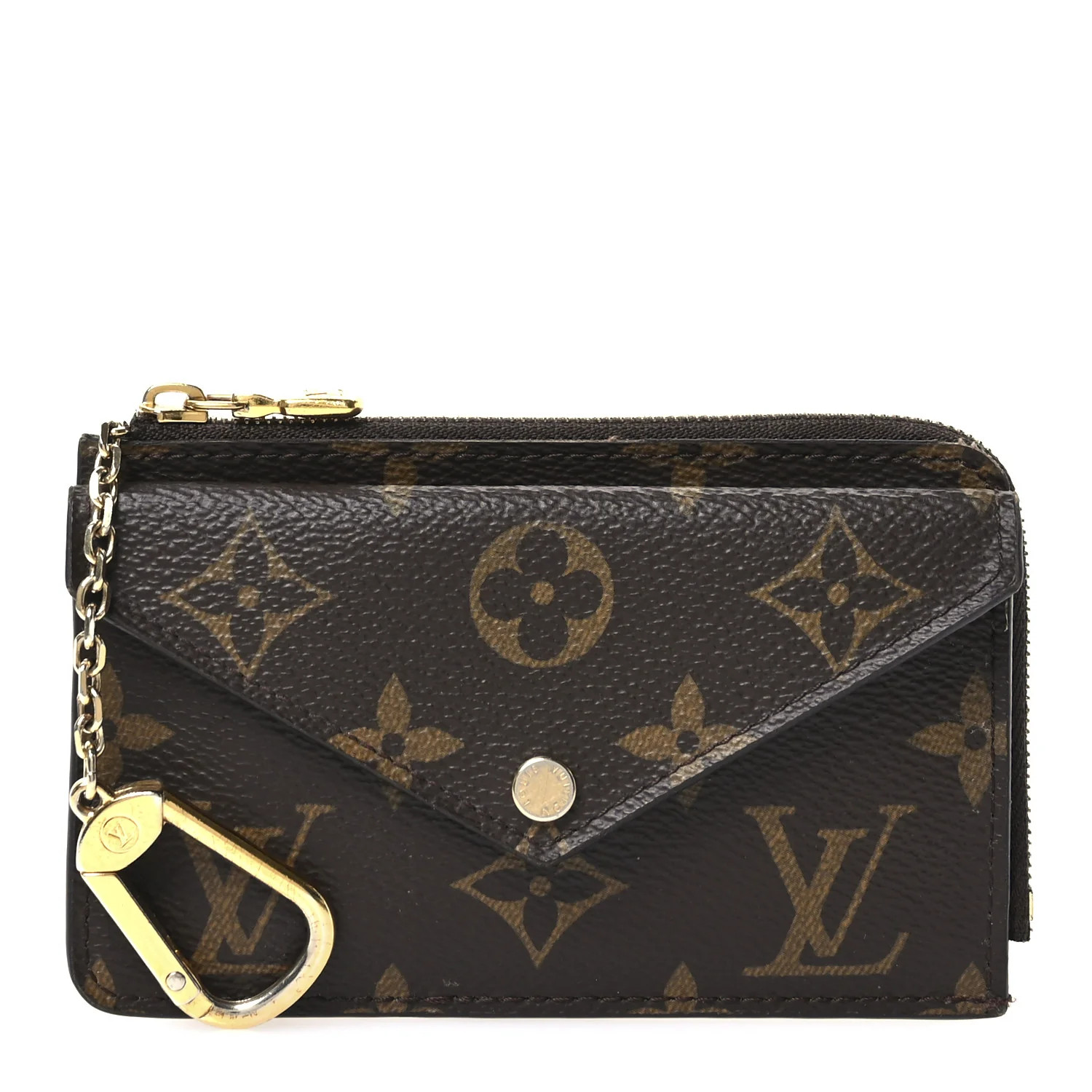 Monogram Recto Verso Card Holder Black | FASHIONPHILE (US)