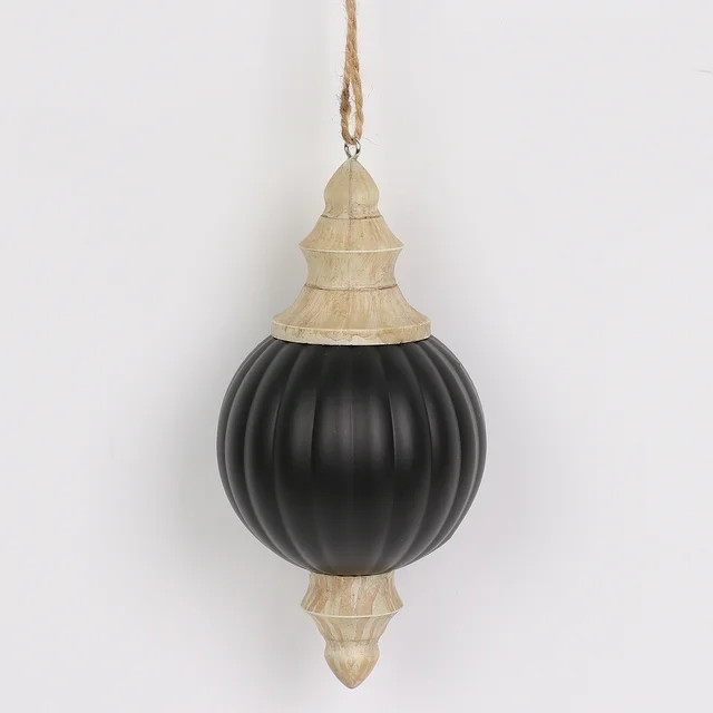 Finial Ornament, Black, 6", by Holiday Time | Walmart (US)