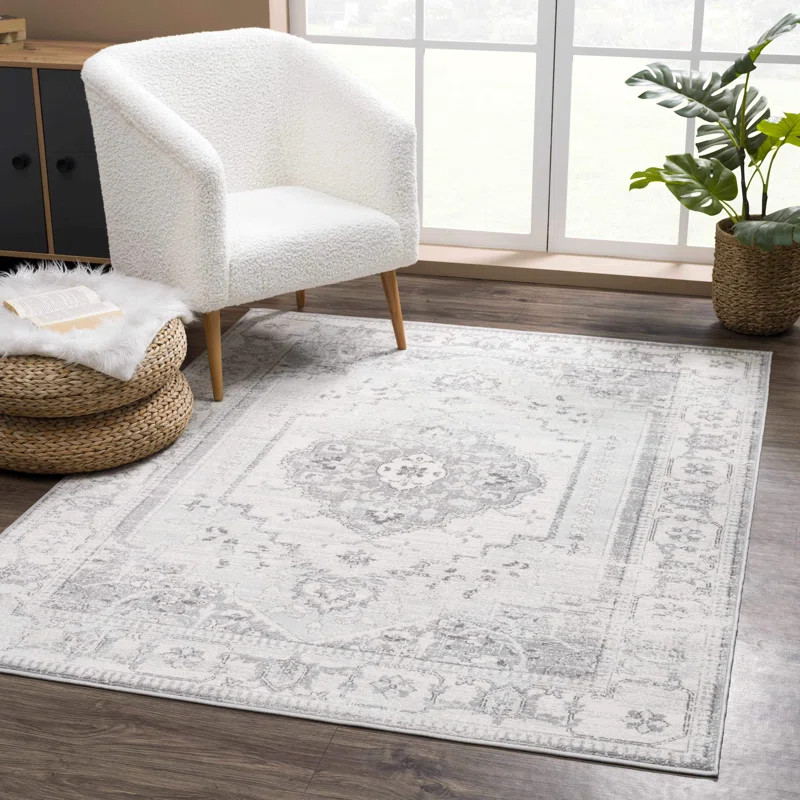 Eckelman Oriental Area Rug in Gray | Wayfair North America
