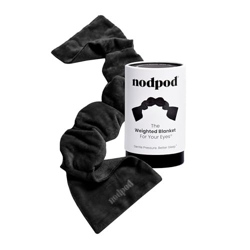 Nodpod Gentle Pressure Sleep Mask | Patented Light Blocking Design for Sleeping, Traveling & Relaxation - Black Onyx | Amazon (US)