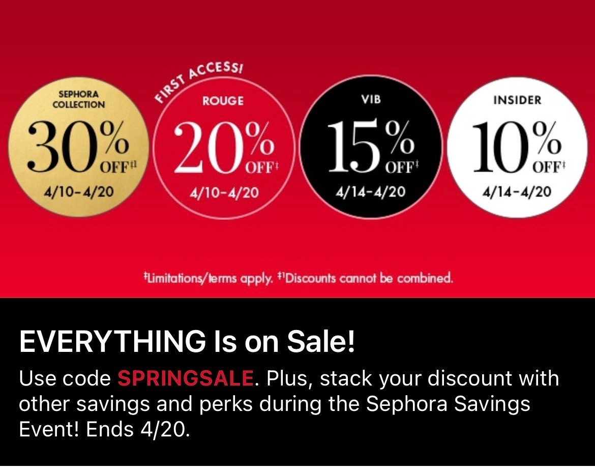 Sephora SAVINGS EVENT 2026 - SPRING✨🤩💞

#LTKbeauty #LTKcanada #LTKsale
