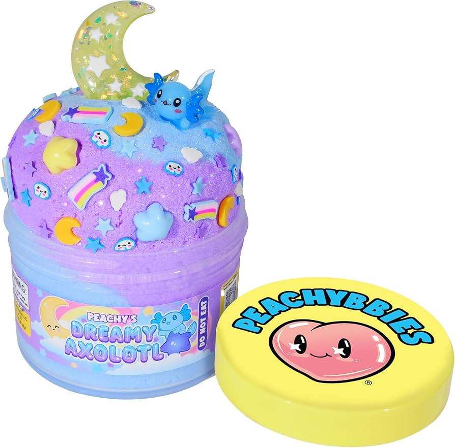 Peachybbies Dreamy Axolotl Cloud Slime - Made in USA Premium, 100% Authentic, 7 oz., Scented for ... | Amazon (US)