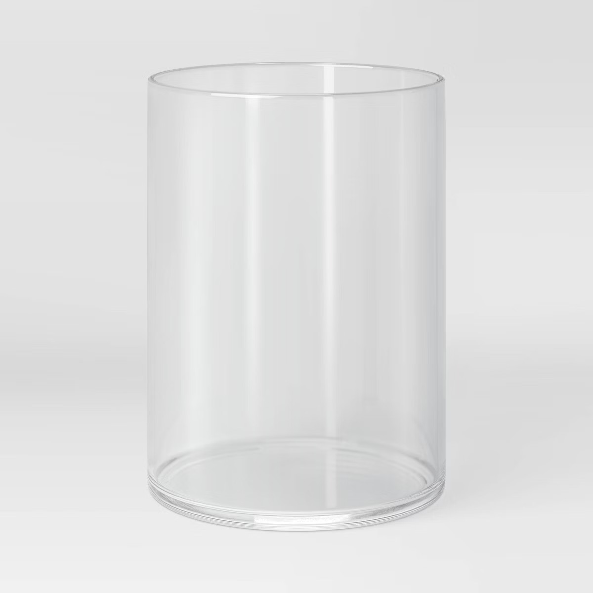 7.8"x5.8" Glass Vase - Threshold™: Contemporary Cylindrical, Tabletop Decor, Watertight | Target