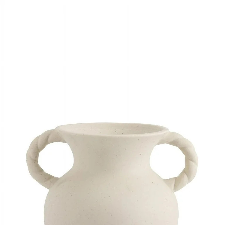 Home Decor Collection Sterling & Noble Home Off-White Ceramic Tabletop Vase with Knotted Design H... | Walmart (US)