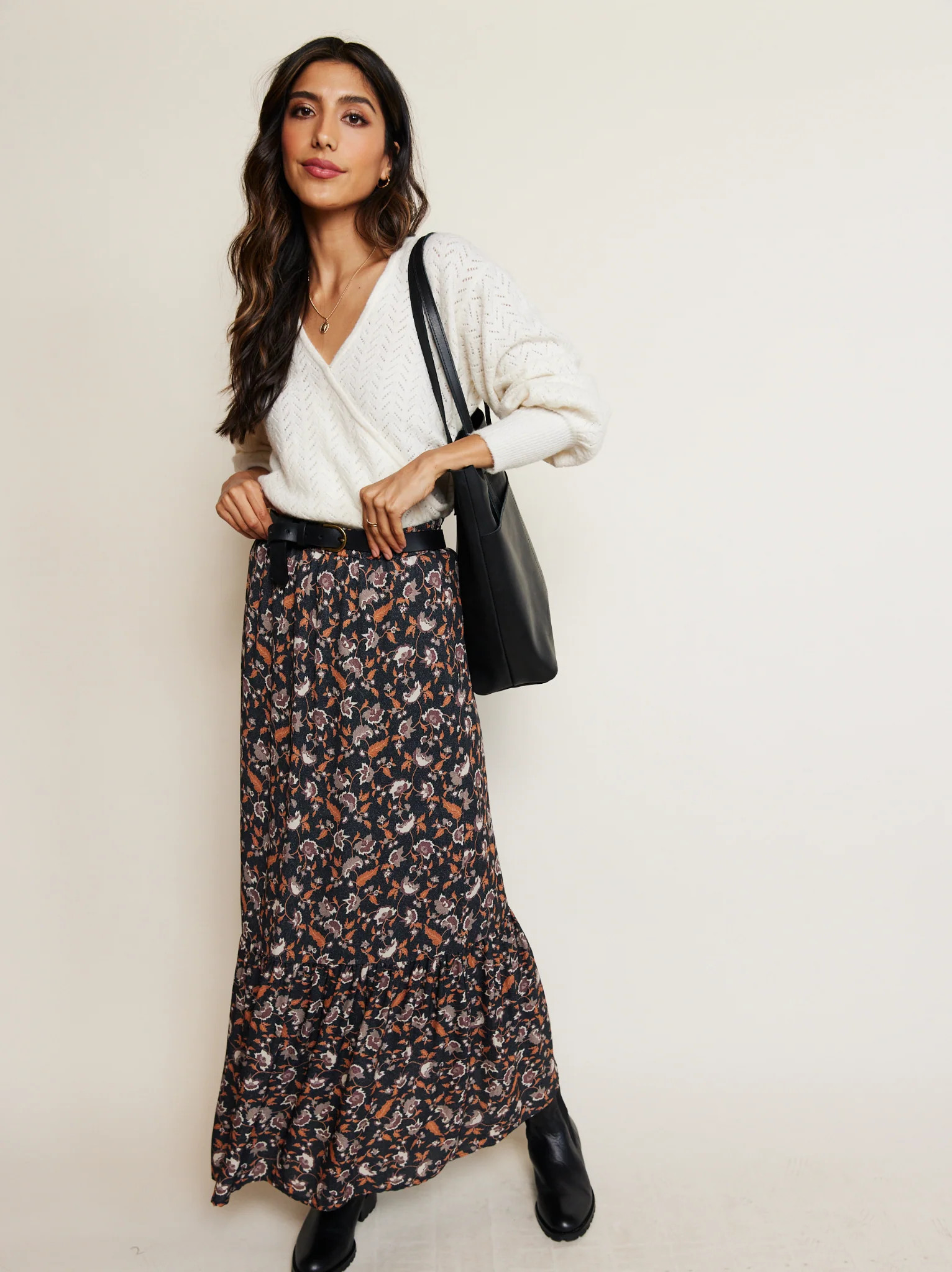 Sasha Pointelle Pullover Sweater | ABLE Clothing