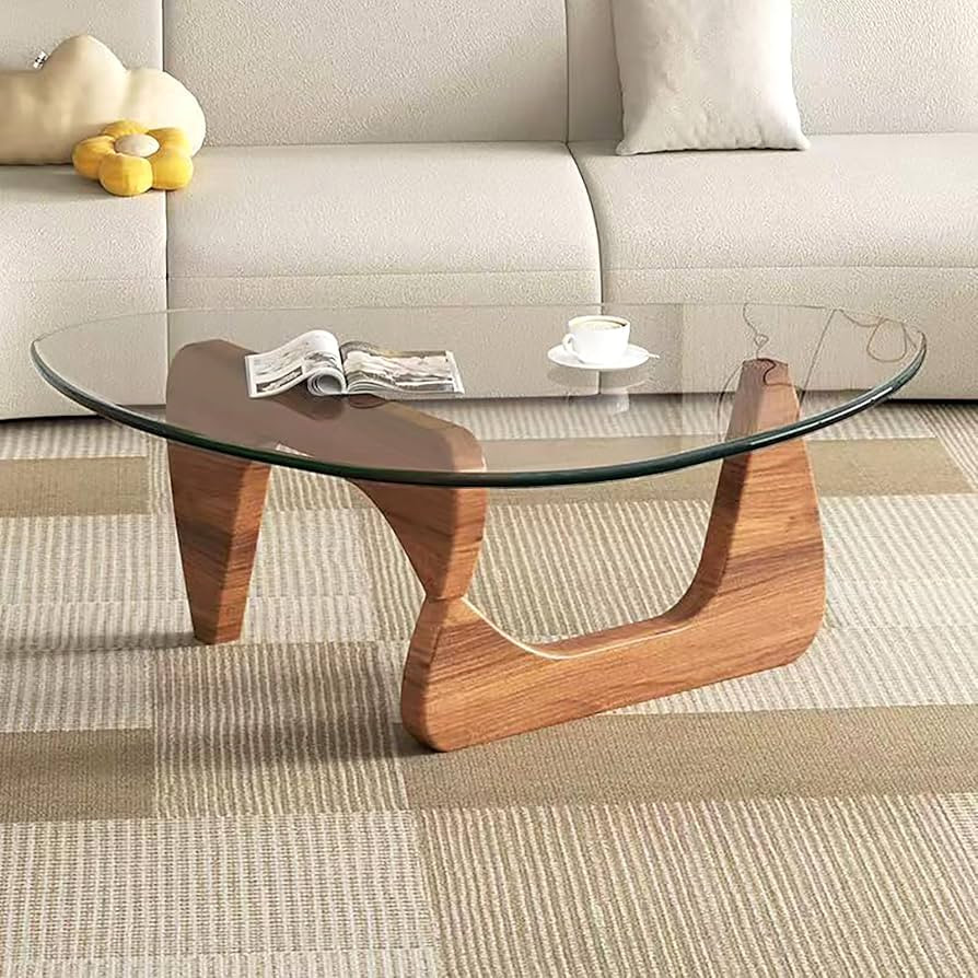 Modern Glass Coffee Table for Living Room, Small mid Century Coffee Table, Stylish Coffee Tables,... | Amazon (US)