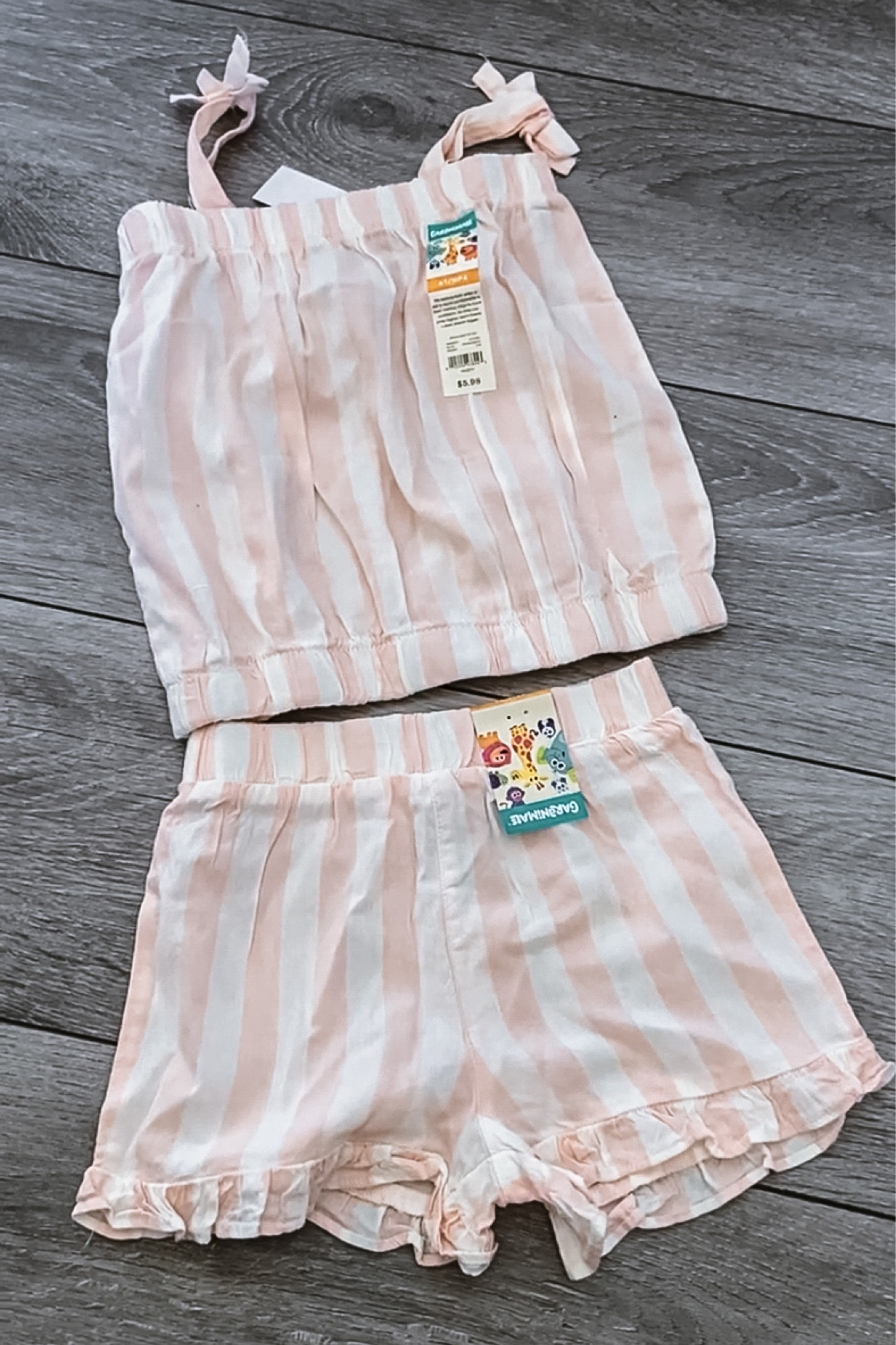 Toddler girl Walmart spring summer outfit. Two piece outfit. $6 each piece! 

#LTKkids #LTKunder50