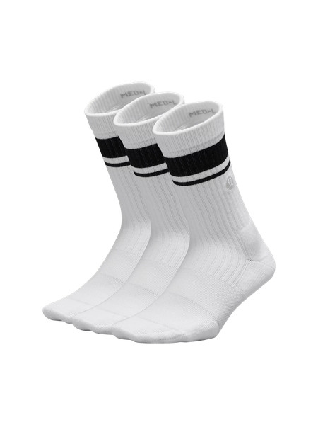 Women's Daily Stride Ribbed Comfort Crew Socks | Lululemon (US)