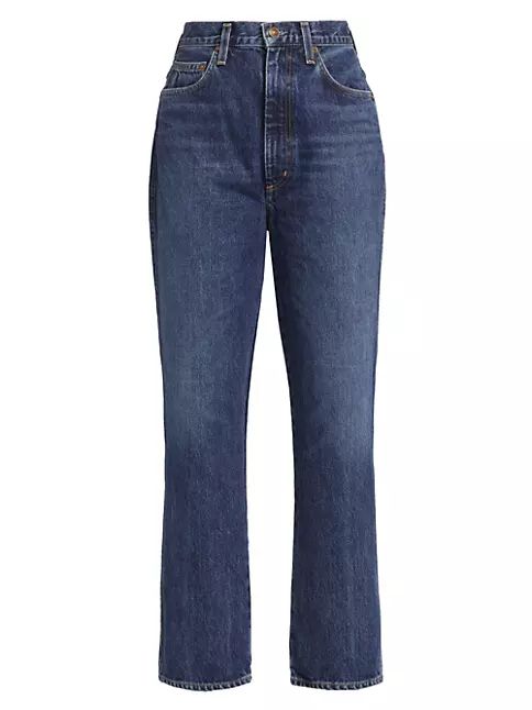 Pinch Waist Straight Fit Jeans | Saks Fifth Avenue
