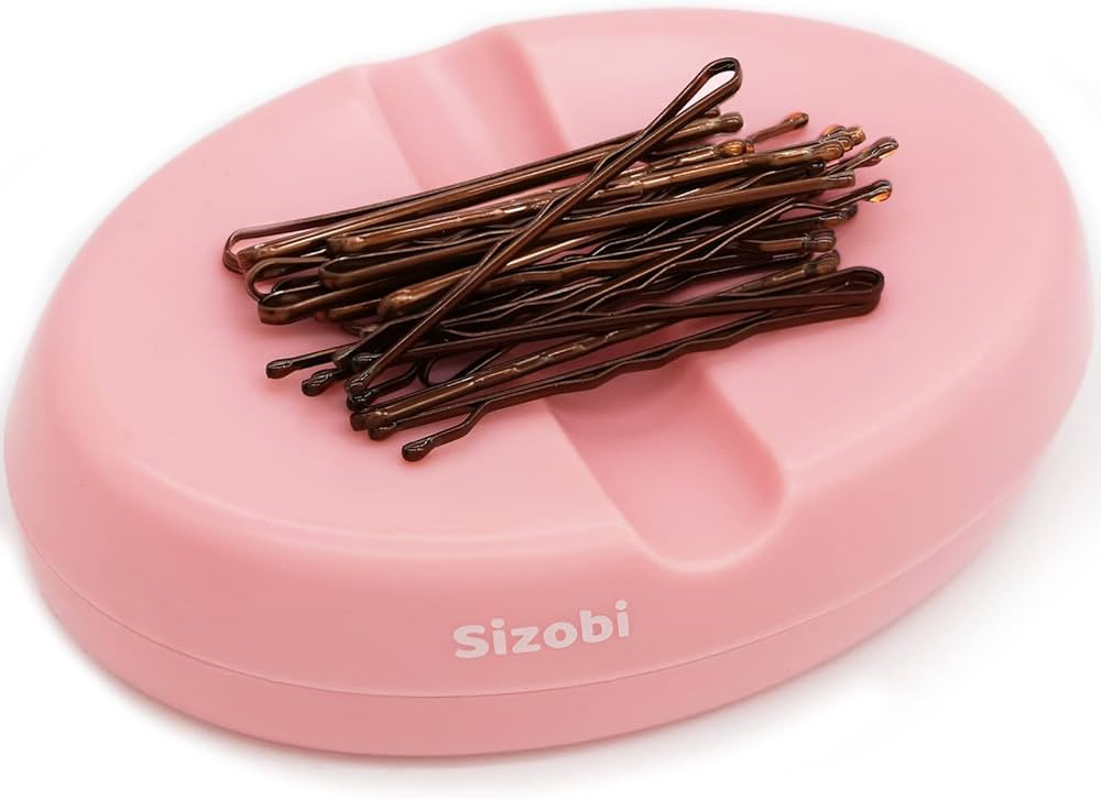 Sizobi Magnetic Bobby Pin Holder, Sewing Pins Cushion, and Paper Clip Holder (No Pins or Bobby Pi... | Amazon (US)