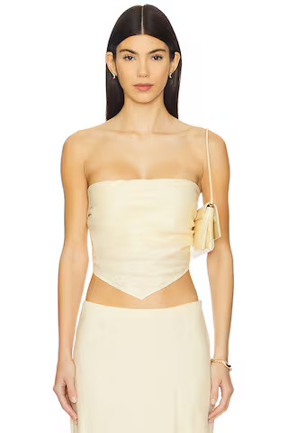 FAITHFULL THE BRAND x REVOLVE Antibes Strapless Top in Butter from Revolve.com | Revolve Clothing (Global)