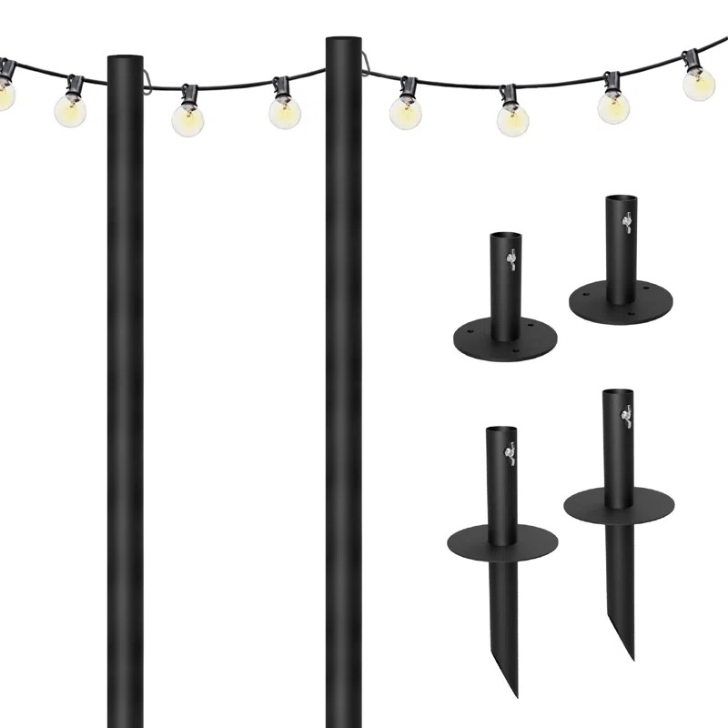 EGP-HD-0360 Bistro String Light Poles | Wayfair North America