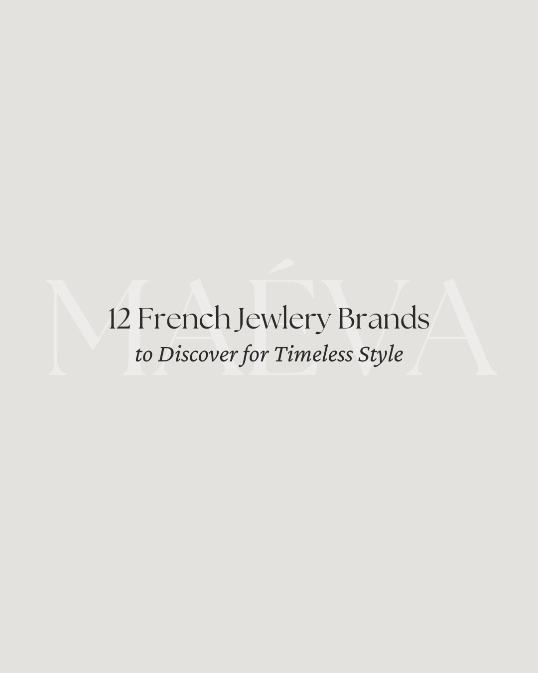 12 French Jewelry Brands to Discover for Timeless Style 🤍

For this edit, I rounded up 12 of my favorite French jewelry brands, featuring everything from independent designers and family-run maisons to historic jewelry houses ✨ Some are already staples in my own collection, while others have found a well-deserved place on my wishlist, and I loved sharing what makes each one so special! 

Whether you're looking for timeless everyday jewelry, a statement piece for your next special occasion, or simply hoping to discover a few beautiful new French brands, I hope you enjoy this edit!

📍 Discover the full edit now live on maevawithamour.com, where you can explore all 12 brands in detail, learn a little more about each brand, discover my favorite pieces, and shop the collections

🤍 You can also find the complete edit, plus more on ShopMy @ maevawithamour under ‘Accessories’ - link in bio 

👉 Save this post for your next jewelry search, and follow for more French & European brand discoveries, thoughtful shopping edits, boutique visits, and timeless style inspiration

With Amour, M.

#LTKTravel #LTKWedding #LTKootd
