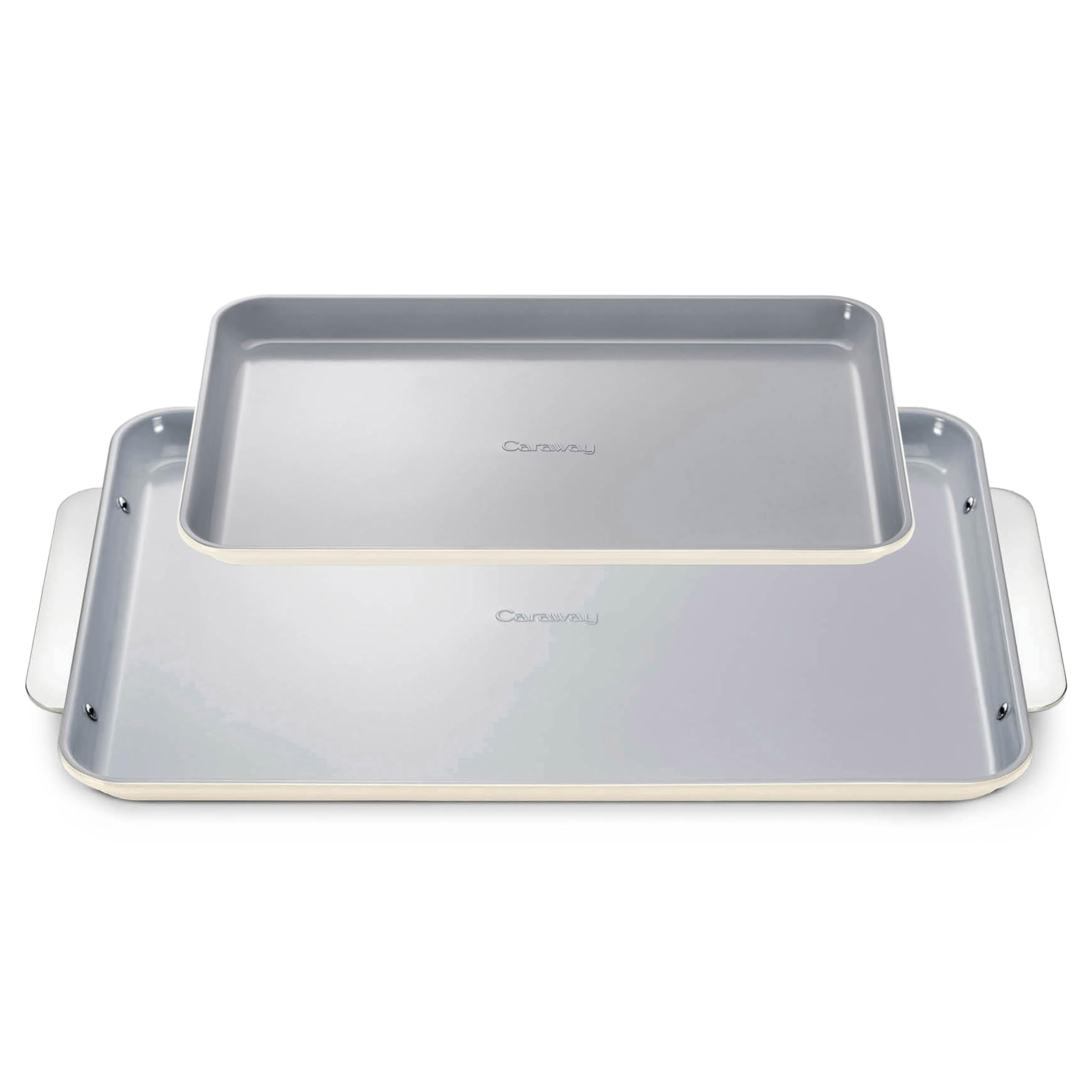 Caraway Non-Stick Ceramic Baking Sheet Duo - Naturally Slick Ceramic Coating - Non-Toxic, PTFE & ... | Amazon (US)