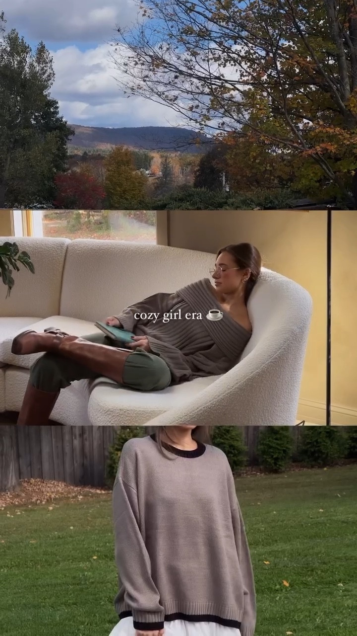 Cozy girl era ☕️ My upstate looks are all new WeWoreWhat!