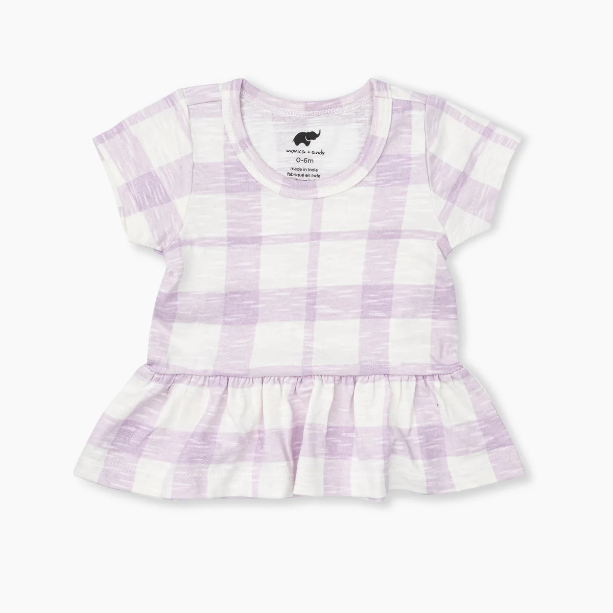 Short Sleeve Peplum Top | Monica + Andy