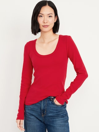 Snug Long-Sleeve T-Shirt | Old Navy (US)