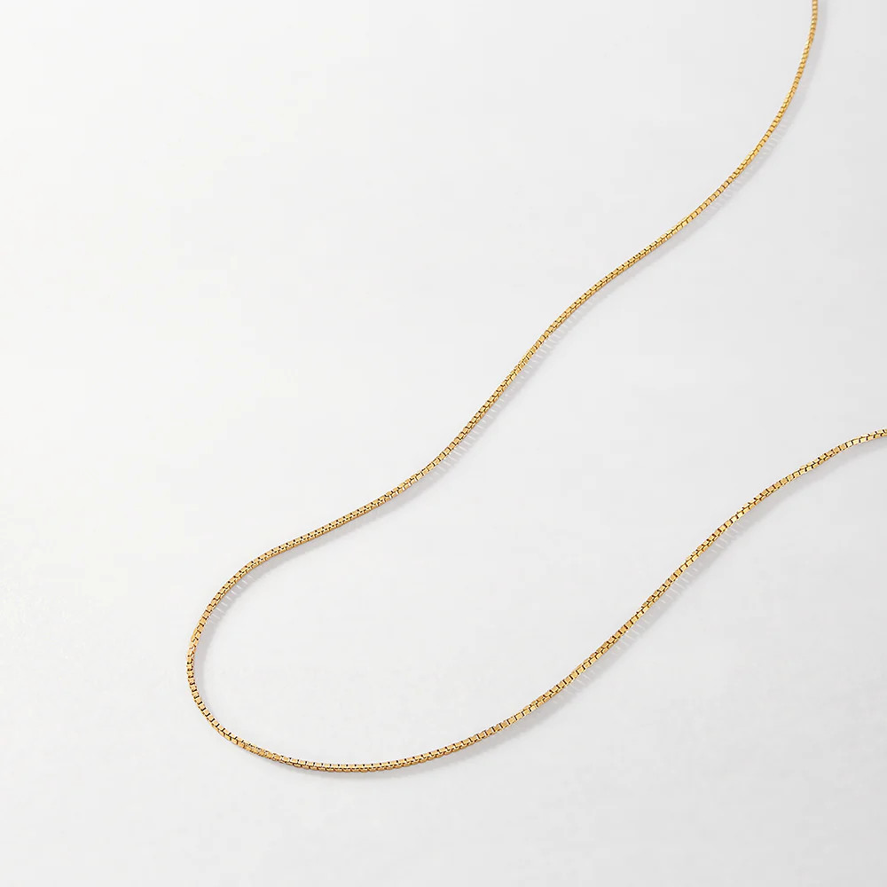 Box Chain Necklace - Gold | Edge of Ember Ltd
