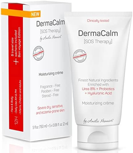Clinically Tested Cream for Eczema, Dermatitis and Psoriasis Treatment - Urea 8%, Probiotics w/Be... | Amazon (US)