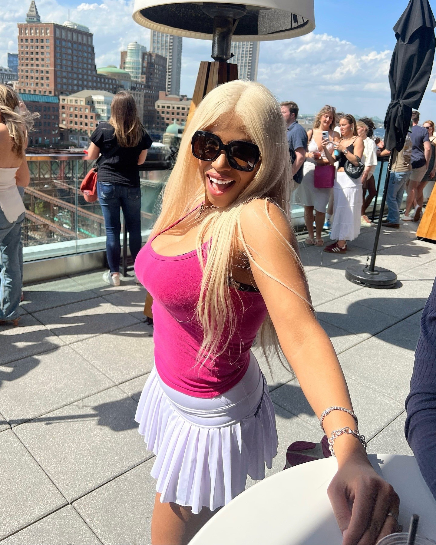 Tennis skirt #tennisskirt #golfskirt #golfoutfit #pringskirt 