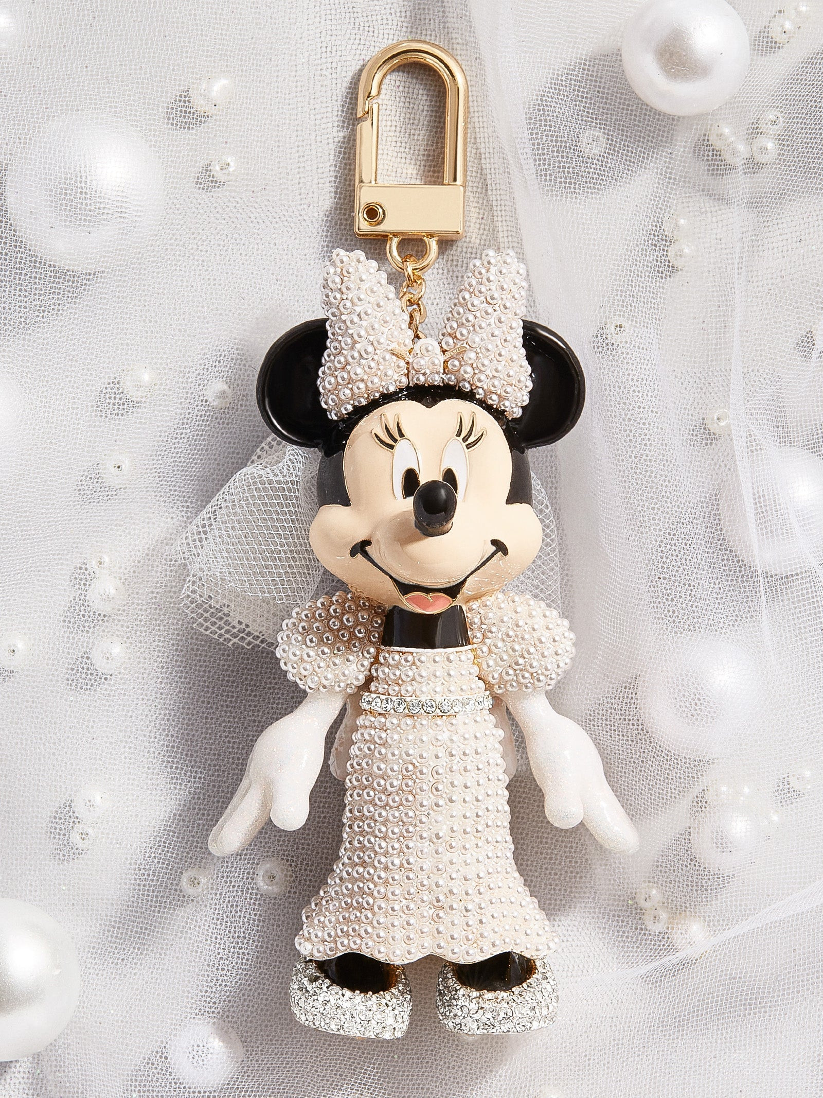 Minnie Mouse Disney Bag Charm - Bride | BaubleBar (US)