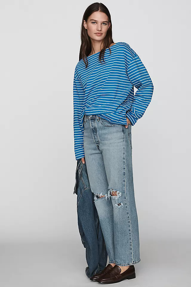 Ribcage High-Rise Straight Jeans | Anthropologie (US)