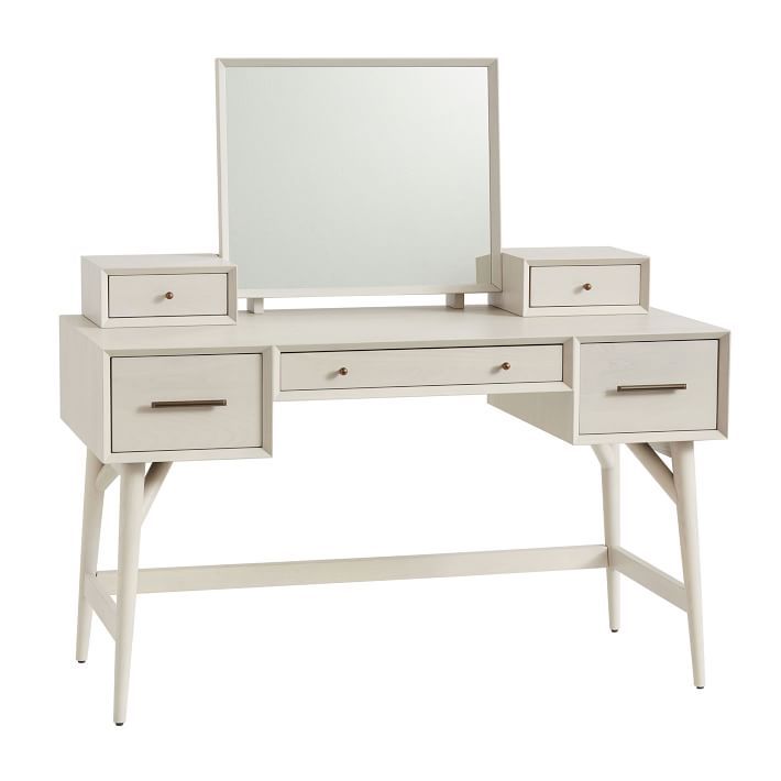 Mid-Century Vanity Desk Set (52") | West Elm (US)