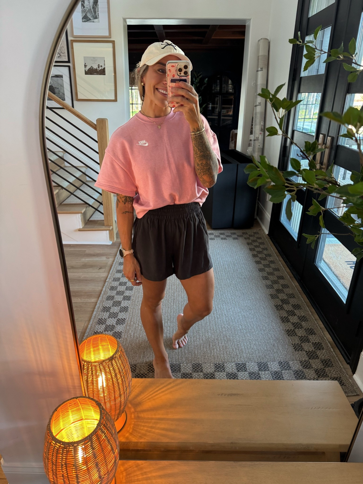 Comfy go to right now🖤 XS in top, very oversized, S in shorts! 

Amazon finds / Vuori / Nike / casual spring fit / loungewear / Holley Gabrielle ootd 

#LTKFindsUnder100 #LTKFindsUnder50 #LTKStyleTip