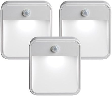 Mr. Beams MB 723 MB723 Battery-Powered Motion-Sensing LED Stick-Anywhere Nightlight, 3-Pack, Whit... | Amazon (US)