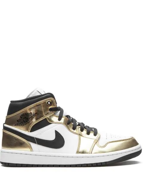 Air Jordan 1 Mid SE "Metallic Gold" sneakers | Farfetch (US)