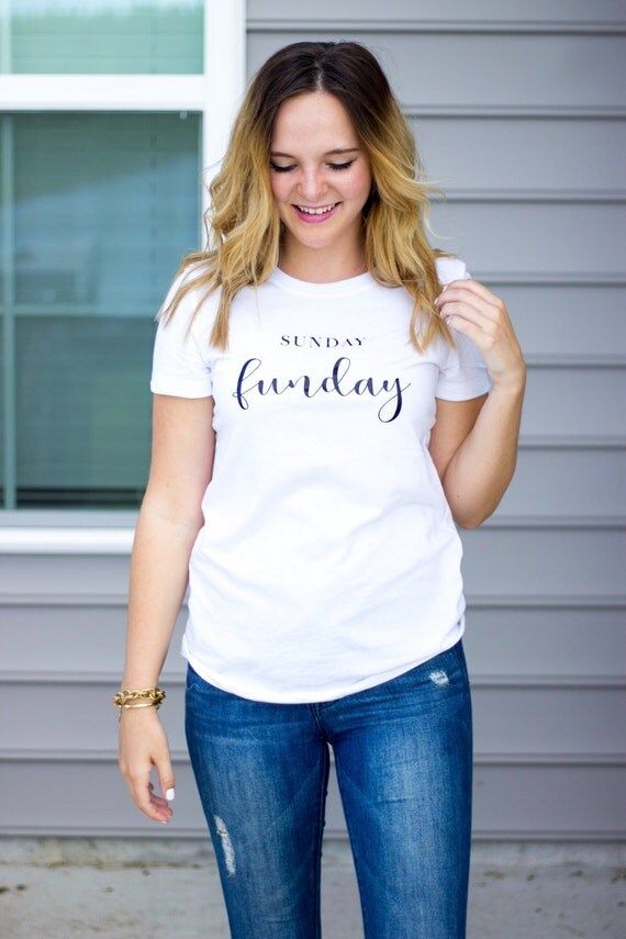 Sunday Funday T-Shirt - Graphic Tee - Comfy Graphic Shirt - Charleston Weekender Tee - Fun Gift for  | Etsy (US)