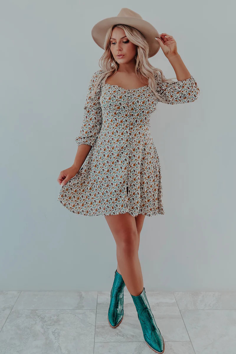 Heart Made Up Dress: Multi | Shophopes