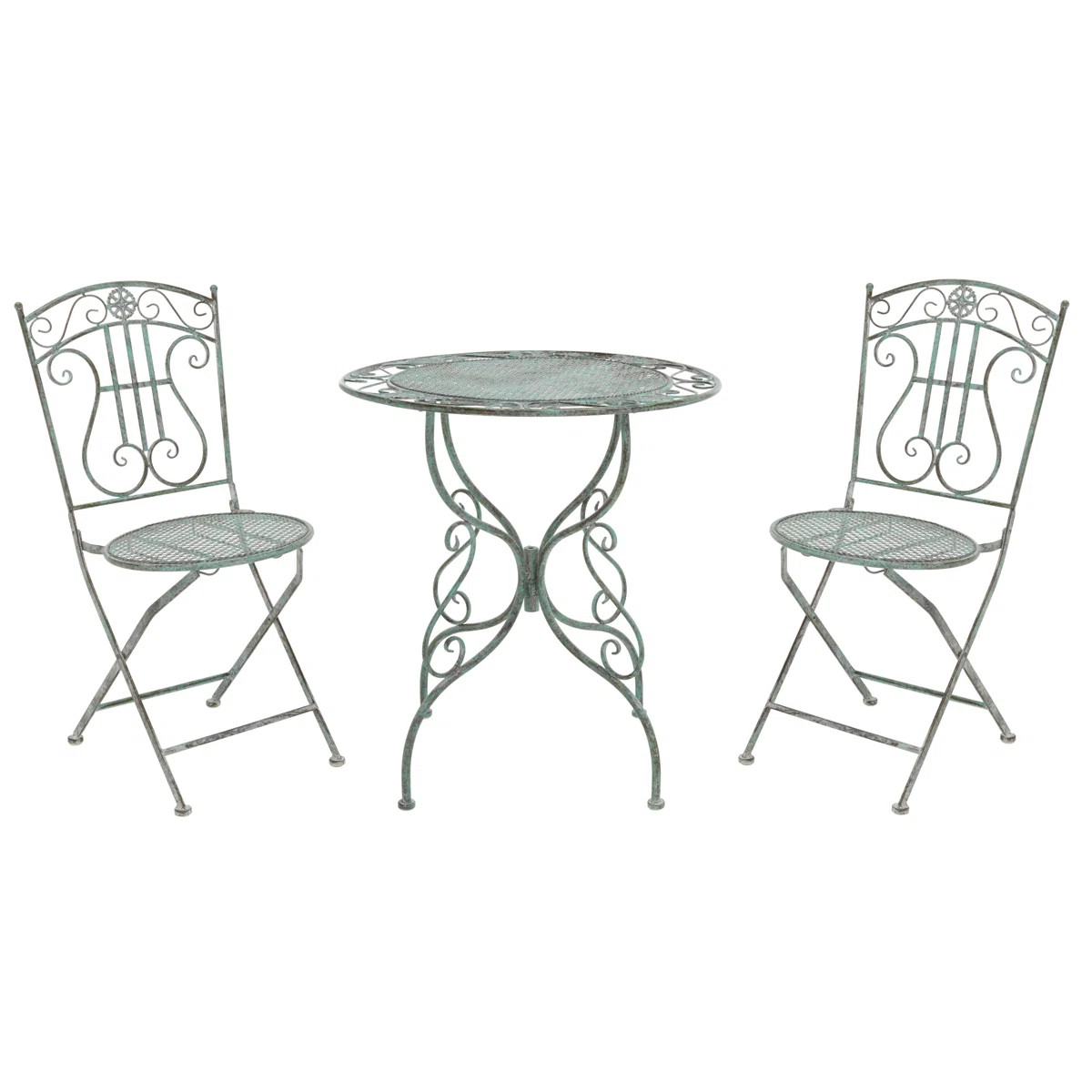 Aisling 2 - Person Patio Dining Set with Round Table | Wayfair North America